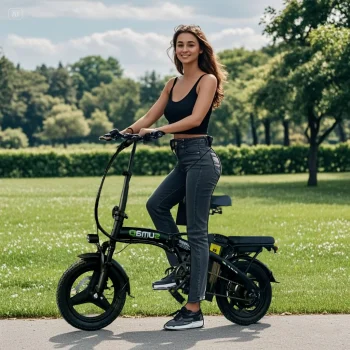 Foldable Electric Bike 400W Motor 48V 10/15/20Ah Removable Battery